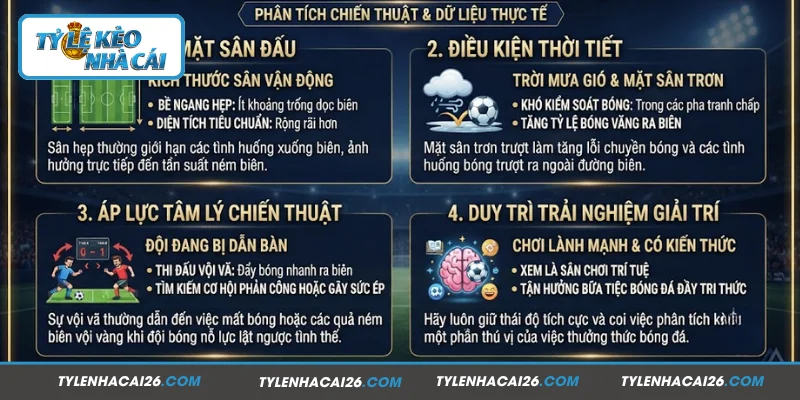 Cập nhật yếu tố ảnh hưởng tới kèo biên bạn cần biết
