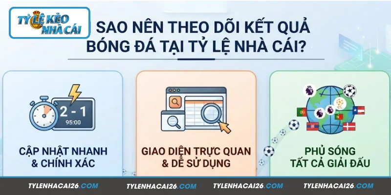 Lợi ích khi cập nhật kết quả bóng đá tại Tỷ lệ nhà cái