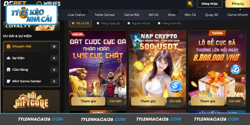 Lý do giúp DEBET thu hút người chơi