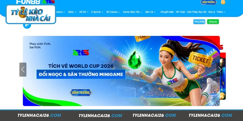 Vài nét cơ bản về web FUN88